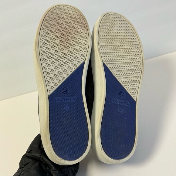 Rothy’s The Original Slip On Sneaker Black Flats Loafers Comfort Shoes Womens 10 - Picture 6 of 8
